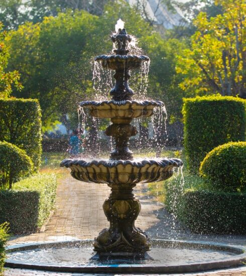 Fontane in cemento prefabbricate